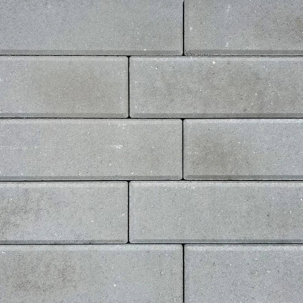 Ecotop Base Lungo 31,5x10,5x8 normaal facet grijs KOMO PL1