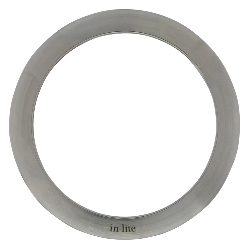 In-Lite RING 68 grondspot accessoire RVS voor BOX 1-PLATE 1