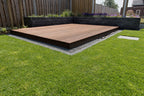 Bangkirai terrasplank glad/grof Premium 2,5x14,5x396cm