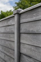 Beton-afdekkap Schie antraciet diamantkop 180cm