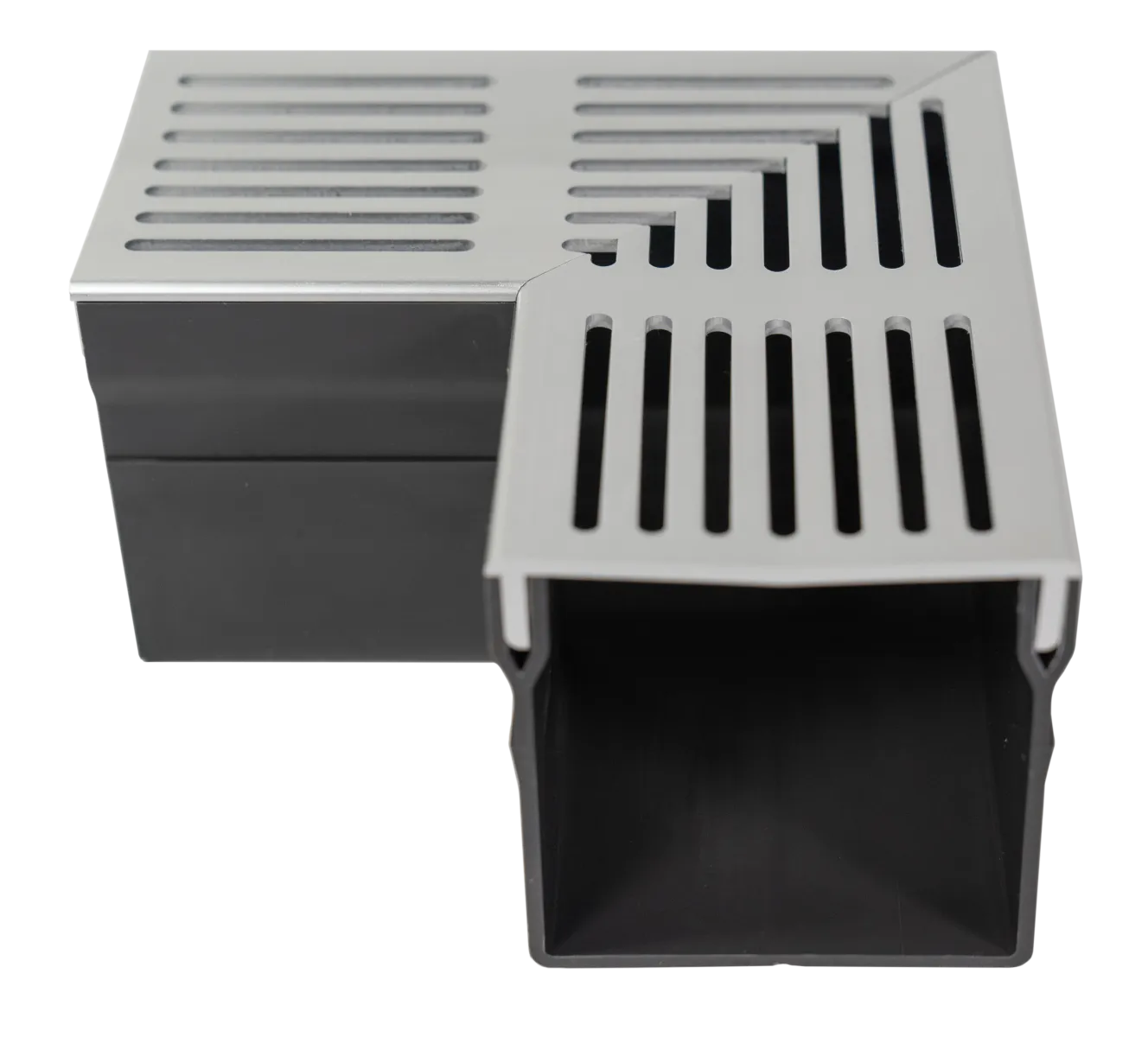 Star Drain Mini 65/60 Hoekstuk - Grijs (Aluminium)