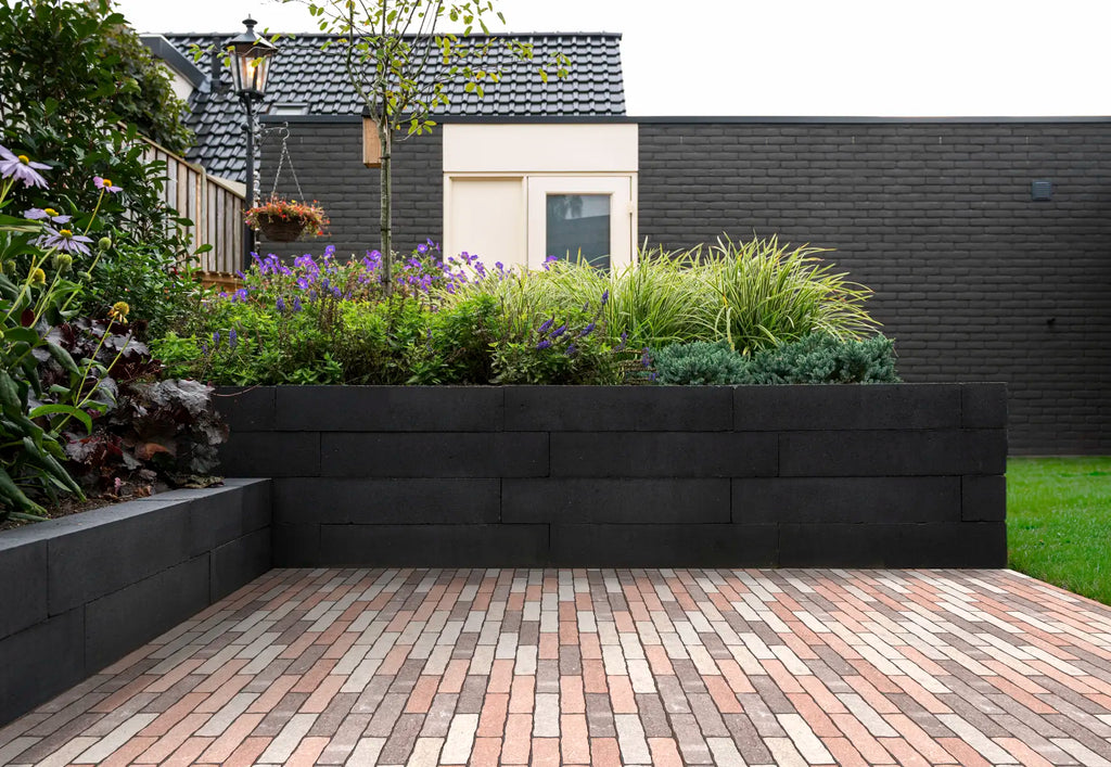 Tambour 20x5x7 mocca mix