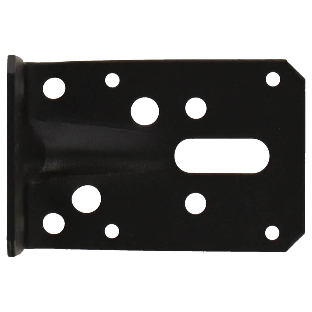 Hoekanker m/ril 90x90x60mm zwart TXT p/stuk