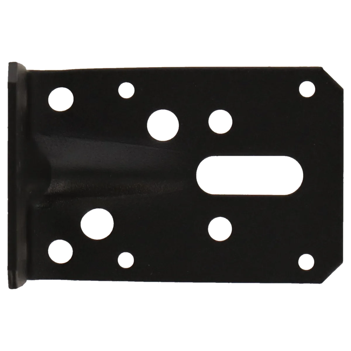 Hoekanker m/ril 90x90x60mm zwart TXT p/stuk