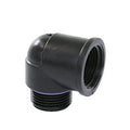 Self-Seal pp knie 90°, bidrxbudr, 6 bar, 1"x1"