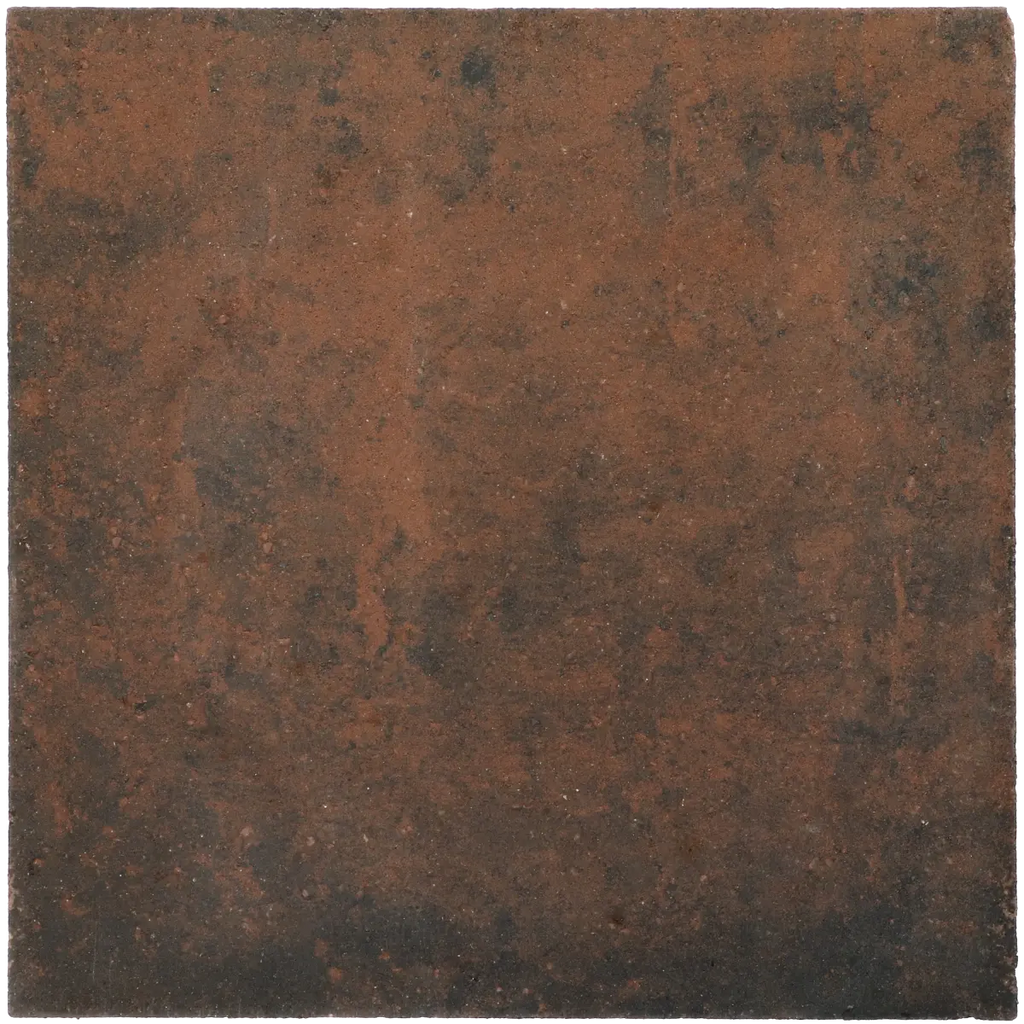 Carré tegel 50x50x5 vlak KOMO nero castano