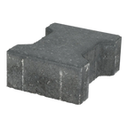 Ecotop Base H-verbandsteen 20x16,4/11,7x8 normaal facet antraciet KOMO PL2