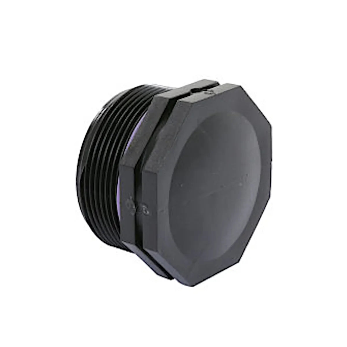 Self-Seal pp stop met rand, 1x buitendraad, 6 bar, 1"
