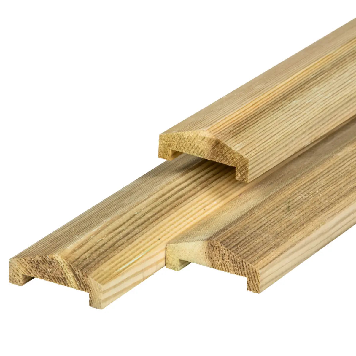 Afdeklat Piramide Grenen Groen Geimpreg Piramide 3,6x8,5x180