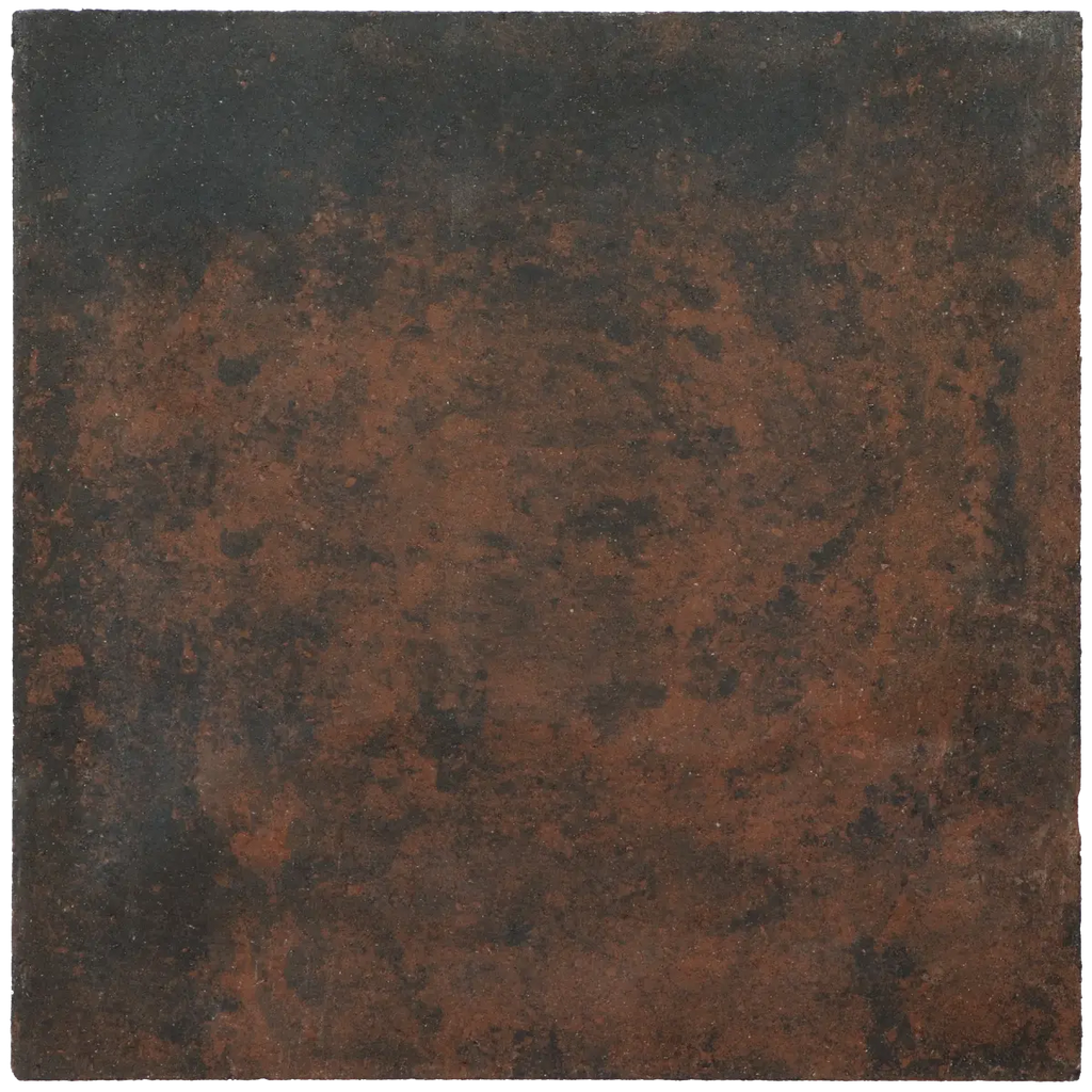 Carré tegel 50x50x5 vlak KOMO nero castano