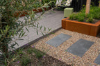 Overzetprofiel Muurblok Hoek 20x45x15,8cm Corten