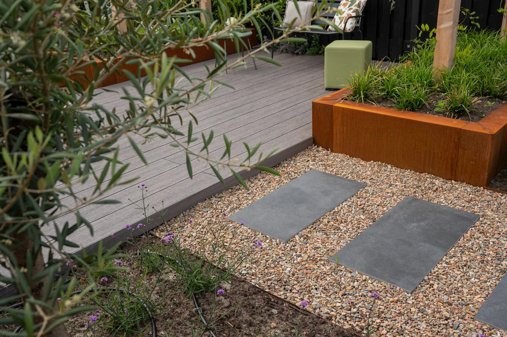 Corten Overzetstuk 500x450x150mm