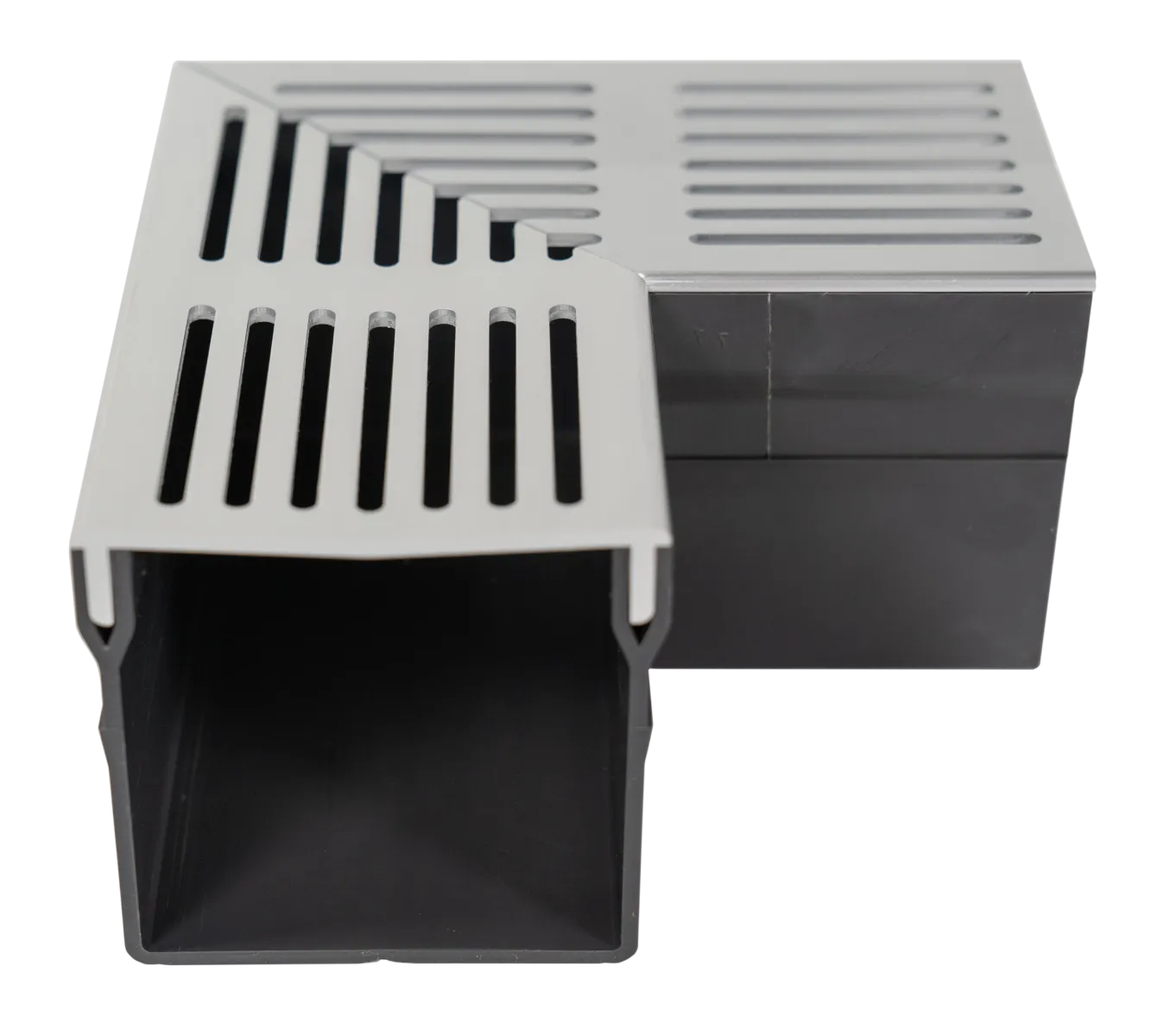 Star Drain Mini 65/60 Hoekstuk - Grijs (Aluminium)