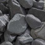 Flat pebbles zwart