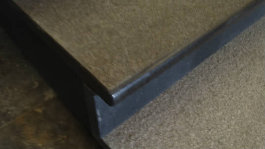 stootbord basalt gevlamd gezoet en gevlamd