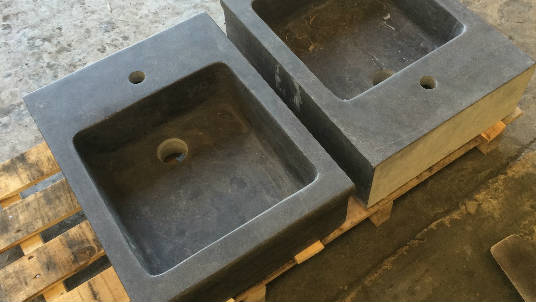 hardsteen spoelbak 58x45x18 cm
