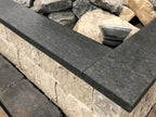Vijverrand basalt Jet Black gevlamd