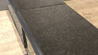 Jet Black basalt zwembadrand ronde neus gezoet