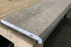 zwembadrand hardsteen ronde neus 100x35x3/5 cm gevlamd