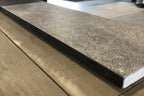 zwembadrand hardsteen ronde neus 100x35x3/5 cm gevlamd