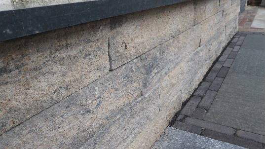 stapelblok breukruw beige nuance 12.5x12.5x60 cm