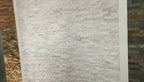 Steenstrips flatface white quartsiet
