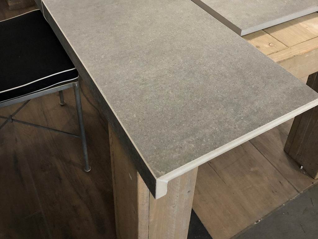 zwembadrand rechte neus con black 60x30x2/5 cm